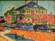 Ernst Ludwig Kirchner Villa in Dresden USA oil painting artist